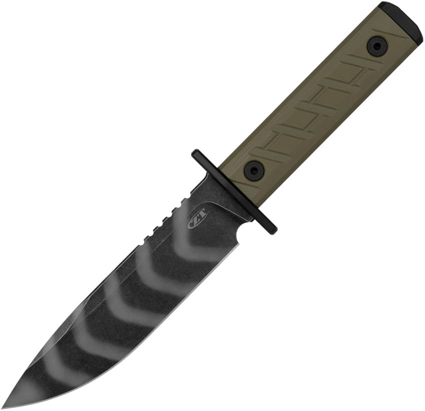 Fixed Blade G10 Olive Tiger